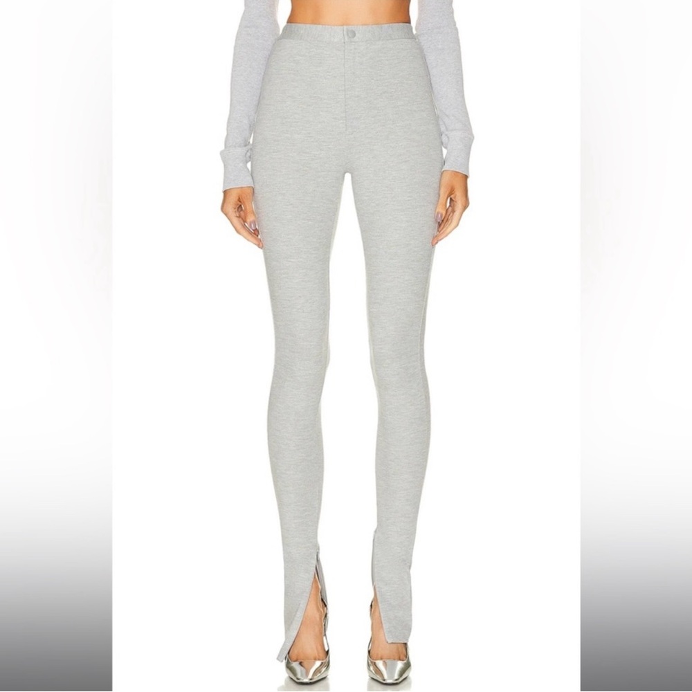 WARDROBE.NYC Hailey Bieber Split-Cuff Leggings